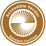 Accessible Vendor-Benetech Approved logo